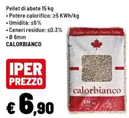 Iper La Grande Pellet di abete Calorbianco offerta
