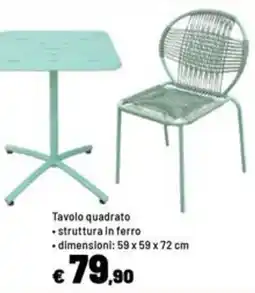 Iper La Grande Tavolo quadrato offerta