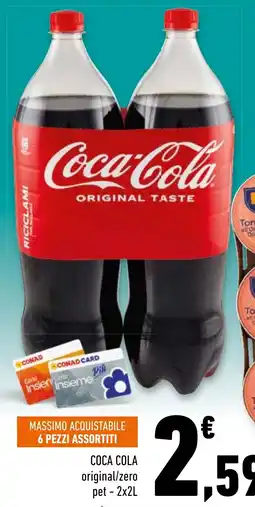 Conad Superstore Coca Cola original/zero offerta