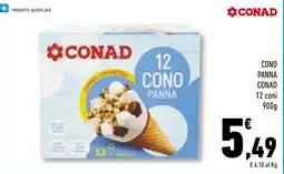 Conad Superstore Cono panna Conad offerta