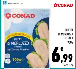 Conad Superstore Filetti di merluzzo Conad offerta