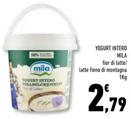 Conad Superstore Yogurt intero mila offerta