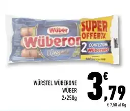 Conad Superstore Würstel Wüberone Wüber offerta