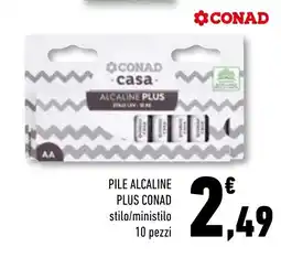 Conad Superstore Pile alcaline plus Conad offerta