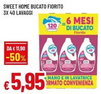 Sweet Home bucato fiorito