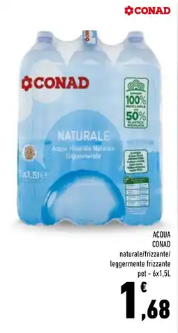 Conad Superstore Acqua Minerale Naturale Oligominerale offerta