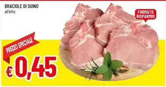 Famila Superstore Braciole di suino offerta