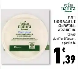 Conad Superstore Piatti piani Verso Natura offerta