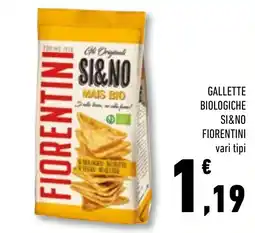 Conad Superstore Gallette biologiche Si&No fiorentini offerta