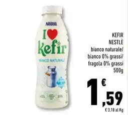 Conad Superstore Kefir Nestlé bianco naturale offerta