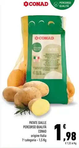 Conad Superstore Patate gialle Percorso Qualità Conad offerta