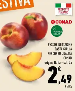 Conad Superstore Pesche nettarine pasta gialla offerta