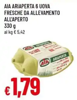 Famila Superstore Aia ariaperta 6 uova fresche da allevamento all'aperto offerta