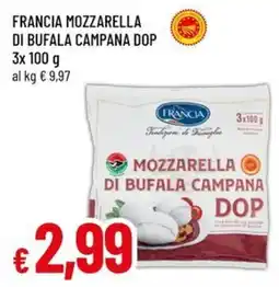 Famila Superstore Francia Mozzarella di Bufala Campana DOP offerta