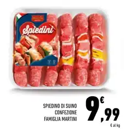 Conad Superstore Spiedini Famiglia Martini offerta