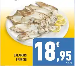 Conad Superstore Calamari Freschi offerta