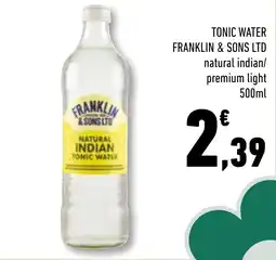 Conad Superstore Franklin & Sons Ltd natural indian tonic water offerta