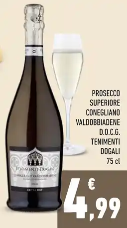 Conad Superstore Prosecco superiore Conegliano Valdobbiadene Tenimenti Dogali offerta