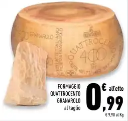 Conad Superstore Formaggio quattrocento granarolo offerta