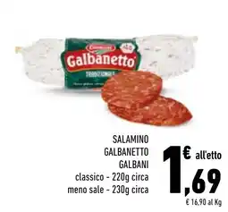 Conad Superstore Salamino Galbanetto Galbani offerta