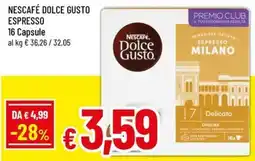 Famila Superstore Nescafé Dolce Gusto Espresso Milano offerta