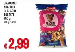 Famila Superstore Ciavolino arachidi in guscio tostate offerta
