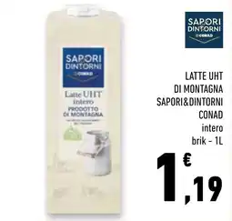 Conad Superstore Latte UHT intero offerta
