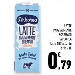 Conad Superstore Latte parzialmente scremato Arborea offerta
