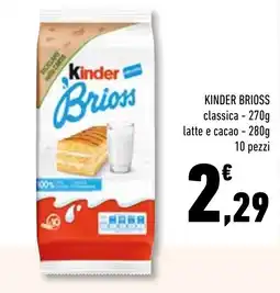 Conad Superstore Kinder Brioss classica offerta