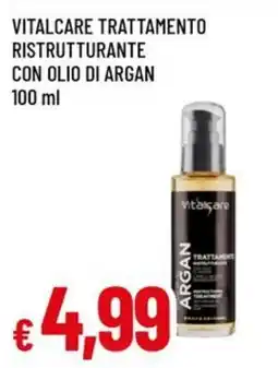 Famila Superstore Vitalcare trattamento ristrutturante con olio di argan offerta