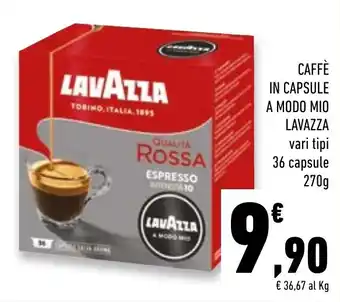 Caffè in capsule a modo mio Lavazza
