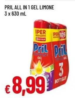 Famila Superstore Pril all in 1 gel limone offerta