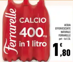 Conad Superstore Acqua effervescente naturale Ferrarelle offerta