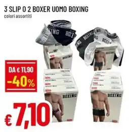 Famila Superstore Slip o boxer uomo boxing offerta