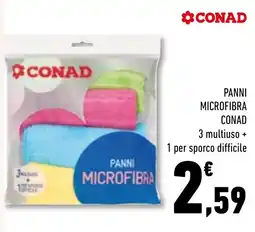 Conad Superstore Panni microfibra Conad offerta