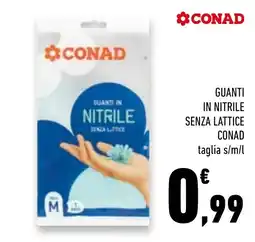 Conad Superstore Guanti in nitrile senza lattice Conad offerta
