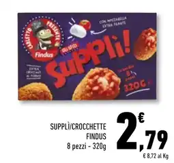 Conad Superstore Supplì/crocchette Findus offerta