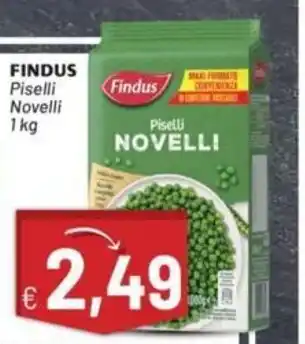 Sisa Findus Piselli Novelli 1kg offerta