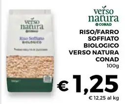 Conad Superstore Riso/ Farro Soffiato Biologico Verso Natura CONAD offerta