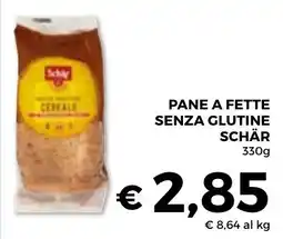 Conad Superstore Pane a fette senza glutine Schär offerta