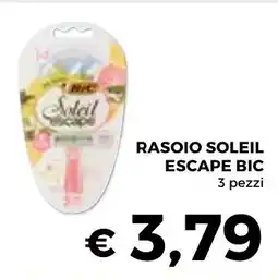 Conad Superstore Rasoio Soleil Escape Bic offerta