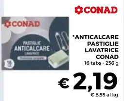 Conad Superstore Pastiglie anticalcare lavatrice Conad offerta
