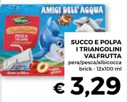 Conad Superstore Succo e polpa i triangolini valfrutta offerta