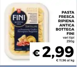Conad Superstore Pasta fresca ripiena antica botteca Fini offerta
