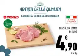 Conad Superstore Braciole di lombo di suino offerta