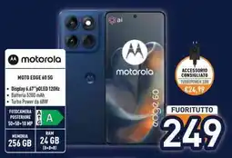 Unieuro Motorola Moto Edge 60 5G offerta