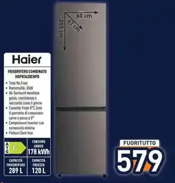Unieuro Haier frigorifero combinato offerta
