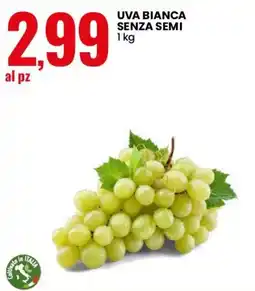 Eurospin Uva bianca senza semi offerta