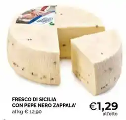 Maxisconto Fresco di Sicilia con pepe nero Zappala' offerta