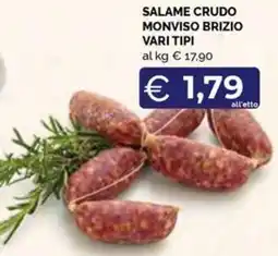 Maxisconto Salame crudo monviso brizio offerta